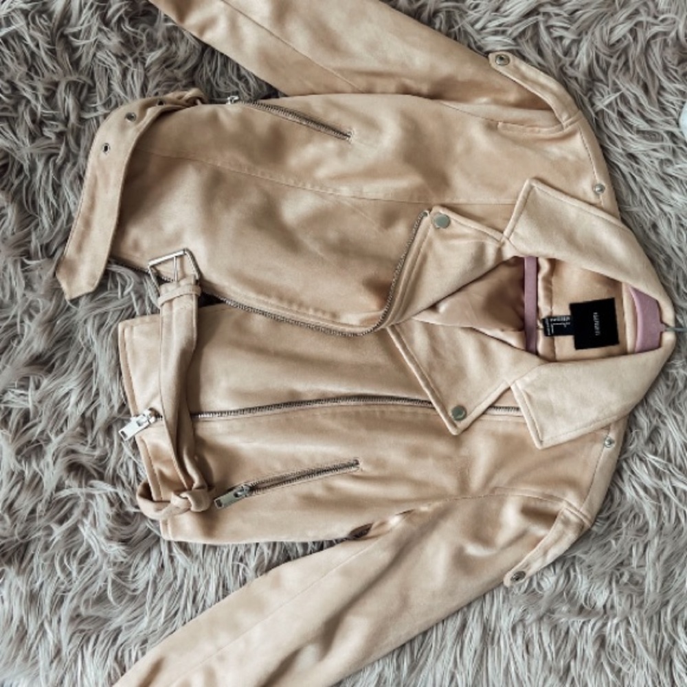 Forever 21 suede peach  jacket.